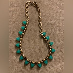 Vintage Necklace with green stones